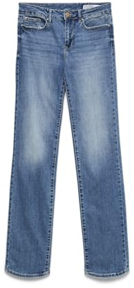 Vero Moda Pantalones de Mujer, Azul Medio (Medium Blue Denim), L / 30L