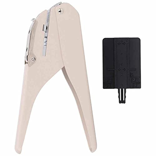Perforatrice éponge pour poinçonnage 6 feuilles de papier avec règle de positionnement collecte des déchets en bas pour magazines photos rose