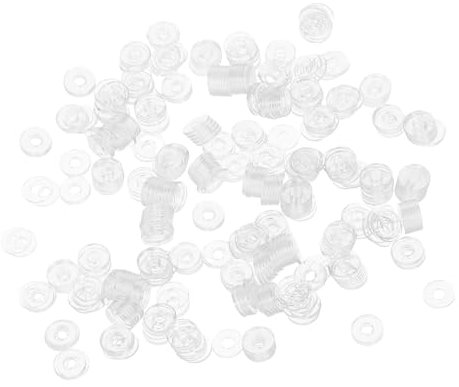 CHILDWEET 500piezas Arandelas De Sujeción De Vinilo Sellos Redondos Para Reparación Gaskets De Alta Durabilidad Aislantes y Resistentes Al Calor Para Manejar Duchas y Electrodomésticos