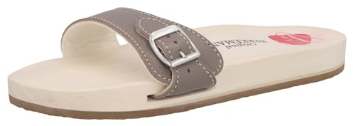 Berkemann Unisex original sandal träsko, rödbrun, 42 2/3 EU, Maronbrun, 42 2/3 EU