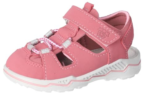 RICOSTA Gery, sandali per bambini e ragazze, scarpe per imparare a camminare, larghezza media, Rosewood 331, 28 EU