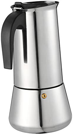 CIYODO Cafetera De Acero Inoxidable Cafetera Espresso Para Personas Hervidor Portátil Para Preparar Café Concentrado Casa Viaje