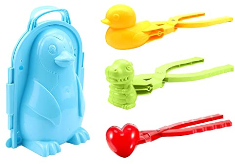 Snowball Maker Winter Toy Snow Clipper Tool for Kids Outdoor Play Durable Sand Snow Activity (C, One Size)