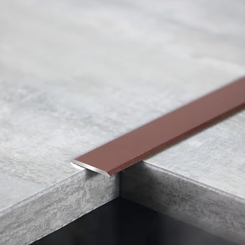Robust övergångsprofil Och Täcklist I Aluminiumlegering I Laminat – 3x90 Cm övergångsremsor För Golvlister För Sömlösa Golvlösningar, Red, W:20MM