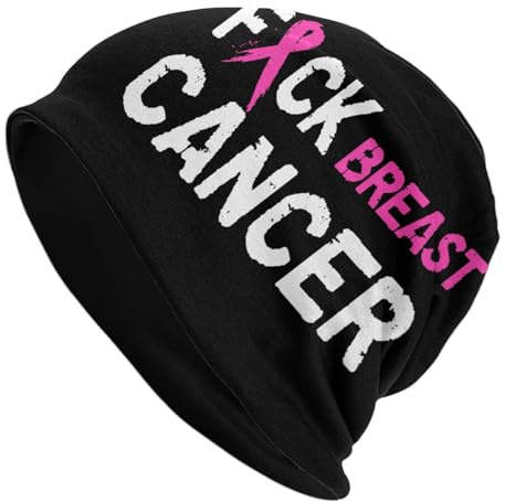 Herr dam huvud wraps Fc-K bröstcancer beanie mössa mjuk vintermössa lätt sportmössa för löpning utomhus vinter