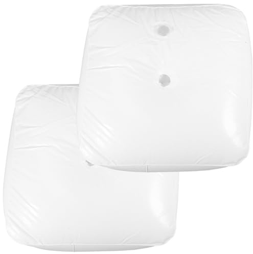 Holibanna Set di 2 confezioni quadrate in pvc per base, facile riempimento dell'acqua, peso stabile per arco di palloncini, accessori per feste di matrimonio, compleanni ed eventi