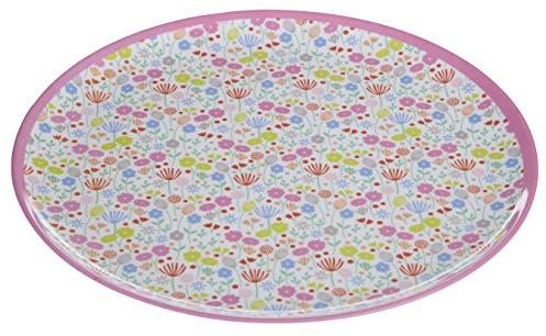 Premier Housewares Mimo Casey Dinner Plate, Melamine, Multi-Colour, 25 x 25 x 1 cm