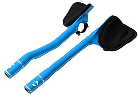 OYHN Rennrad Lenker Carbon TT Rest Aero Bar Triathlon Fahrradstütze Lenker Verlängerungsstange Stützrohr, Blau