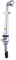 Milageto Langlebiges Klapprad Lenkervorbau Riser Mountainbike Fahrradzubehör, Silber-25,4 mm