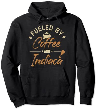 Fueled by Coffee and Indiaca Indiaca Game Ball Peteca Pullover Hoodie