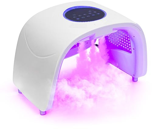 7 luci a colori spray ad ultrasuoni per ringiovanimento della pelle rimozione delle rughe anti-invecchiamento include nebbia di temperatura normale aria calda 6 laser touch screen SPA Salon Photon
