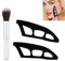 3 Stück für Eyetour Eyeliner Schablone Set, für Eyetour Eyeshadow Tool, Lidstrich Lidschatten Schablone für Anfänger, Werkzeuge für das Augen-Make-up, für Lidschattenvorlage, Lidschattenführer Tool