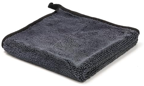 JINDIWUL Chiffon sec XXL pour voiture – Serviette en microfibre double face premium 1200 g/m² – Hautement absorbant, résistant aux rayures et inaltérable – Réutilisable pour voiture, moto et maison