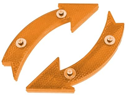 QLoztyse Bike Wheel Reflectors Spoke Warning Rim Tire Reflectors Reflective Material Suitable for Night Riding Outdoor Activities