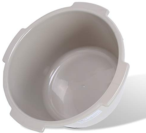 Bamjour Cubo con Inodoro, Cubo con Inodoro Engrosado Portátil, para Silla de para Ancianos y Mujeres Embarazadas, Fácil de Usar