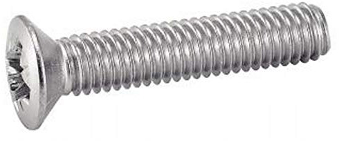 200X Pozidrive Linsensenkschrauben Edelstahl A2 5x8 M5 DIN966