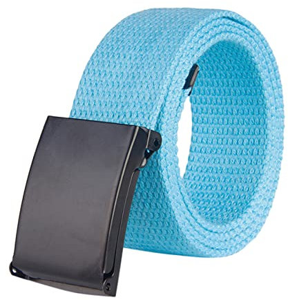 Momolaa Unisex Leinwand GürtelTaktischer Gürtel Gürtel mit Metallschließe Stoffgürtel Canvasgürtel Elastik Flechtgürtel Elastischer Stoffgürtel Canvas Belt für Damen und Herren