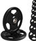 G5 HT SPORT Unisex – Erwachsene Olympische, Bohrung Gusseisen gummierte Olympia-Scheiben Loch Ø50, (2 x 5 kg) schwarz, Nero