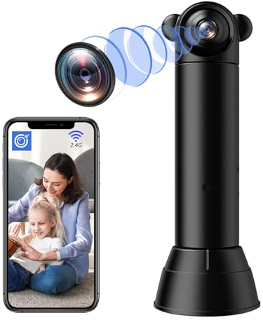 Nisanmoon Mini-WiFi Kamera HD Kleine-Kamera, WiFi Mikrokamera Unterstützung Bewegungserkennung und Schleife Aufnahme, WiFi Videokamera