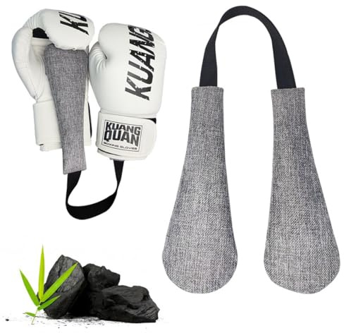 DIFLAX Deodorante Carbone Attivo, Elimina Odori Scarpe, Deodorante Guanti Da Boxe, Assorbiumidità Naturale Per Auto E Armadi, Deodorante Sostenibile