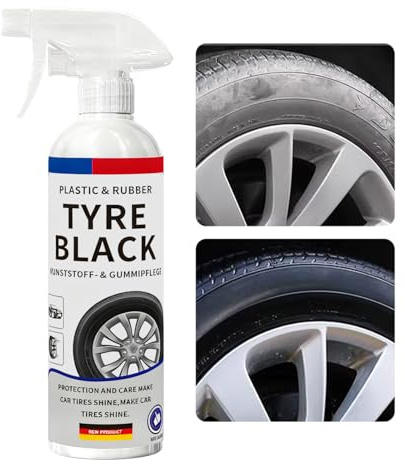 Spray lucido per pneumatici auto – prodotto di pulizia pneumatici auto | per camion SUV berline trattore auto appassionati di flotta manager presentazione del veicolo