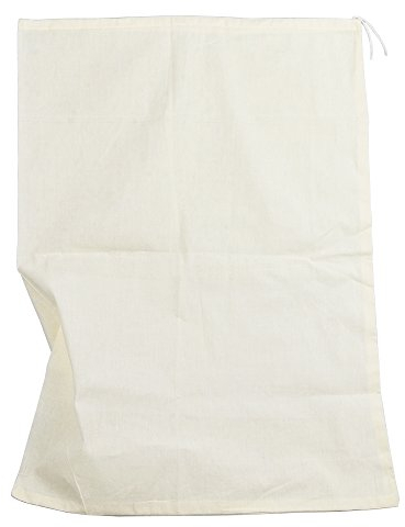 Therpin Reusable Cotton Muslin Straining Bag Fine Mesh Food Strainer Filter Bags for Nut Milk, Juice, Cheesecloth, Yogurt, Home Brewing, Hop Bags (35cm x 25cm)