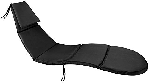 RANSENERS Sitzpolster Sitzkissen fur HCK2020 Schwebeliege und HCK2020S Gartenliege (Schwarz)