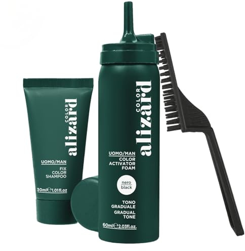 Vivipharma Alizard Color Schiuma Colorante graduale Castano, 60ml