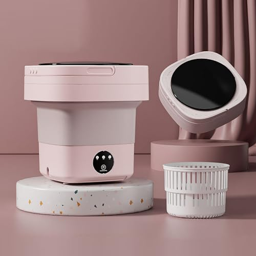 TEMU-SC 12L Mini machine à laver portable, Mini lave linge portable pour les vêtements de bébé, les sous-vêtements ou les petits articles, Dortoir, Camping[Classe énergétique A]