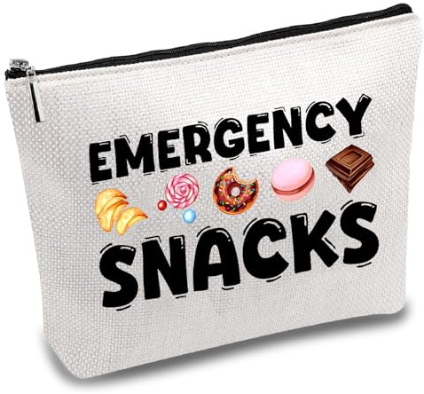CREATCABIN Borse Il Trucco Emergenza Donne Borsa Cosmetica Viaggio Cerniera Custodia in Tela Multiuso Borsa Articoli Toeletta Organizer Borsa Il Trucco Amica e Figlia 25x18cm