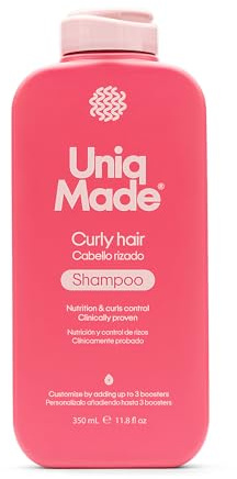 UNIQ MADE – Shampooing pour Cheveux Bouclés 350 mL | Nettoie, Hydrate et Définit les Boucles Naturelles|Formule Professionnelle Douce | Soin Capillaire Anti-Frisottis|Hydratation et Brillance Intenses