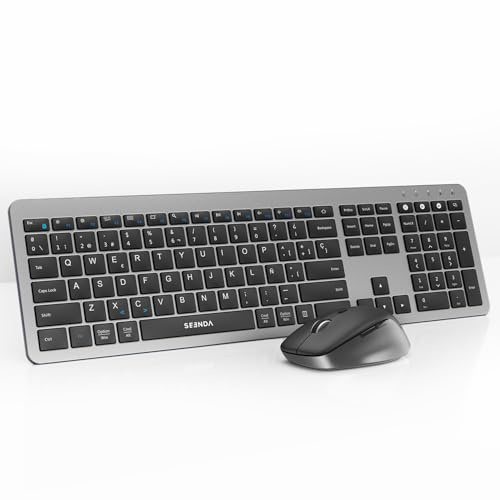 seenda COE300 Teclado y Ratón Inalámbricos Bluetooth Español