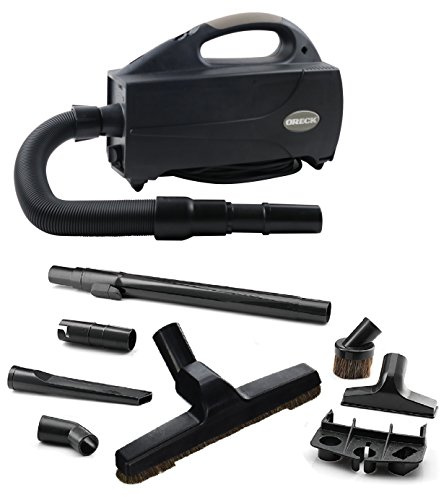 Oreck Compact Canister Vacuum Cleaner, Portable Handheld Vacuum for Carpet and Hard Floors, Lightweight, Powerful Suction with Versatile Tools, Corded Canister Vacuum Cleaners for Home Use