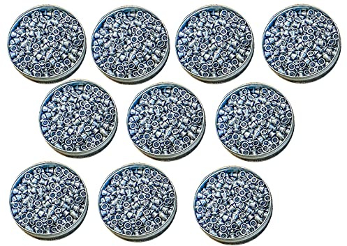 2000pc 4.5mm Pellets for Air Rifle Pistol Gun .177 Caliber 10 Packs of Pellets Metal