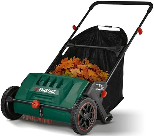 Parkside® PKM A1 - Raccoglitori per foglie e prato, 103 l di volume e 55 cm, colore: Verde