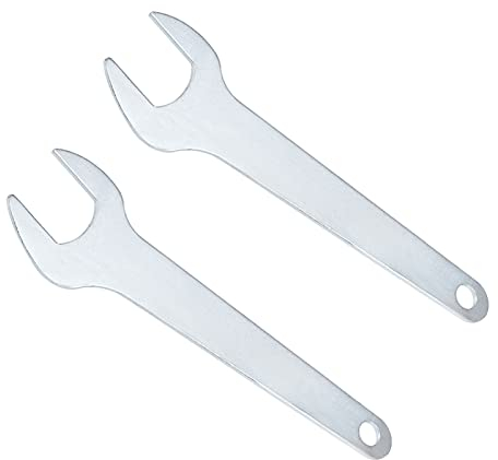 QUARKZMAN 153mm Lunghezza 22mm Aperto Estremità Angolo Smerigliatrice Chiave x 2pz Carbonio Acciaio Chiave Zinco Placcatura per Serraggio e Allentamento Bulloni