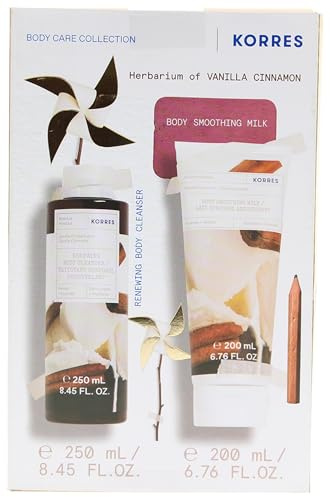 Korres Vainilla Canela Gel de Ducha 250 ml + Leche Cuerpo 200 ml