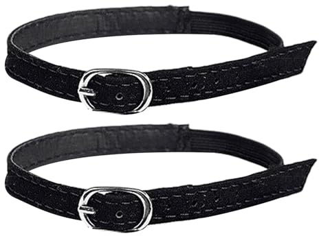 Cinturino per caviglia per scarpe con fibbia | elastici per tacchi alti, cinghie anti-caduta con fibbie, cintura in pizzo, estensione per cinturino per scarpe da donna, Nero1., Black