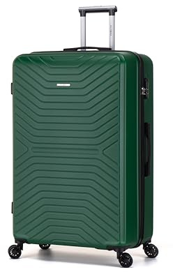 FLYMAX XL 32 Extra Large Suitcase 4 Wheel Lightweight Luggage Hard Shell Check in Hold Travel ABS 125 Litre Capacity Travel Case with 3 Digit Combination Lock + Telescopic Handle