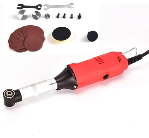 HYYKEJI Nettoyeur électrique de Joints de carrelage, Vitesse 15000r/Min, Angle 90°, 6 Vitesses Librement réglables, pour Cuisine, Salle de Bain, Chambre à Coucher, Joints de carrelage