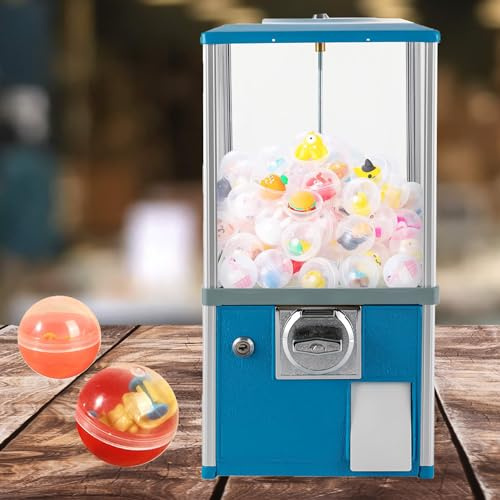 tuggummiautomat, Godisautomat Liten varuautomat Myntstyrd gummiautomat Pris Machine Gum Christmas (röd)(Blue)