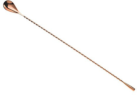 Barfly Cuillère de bar en forme de goutte - Extrémité 40 cm - Cuivre