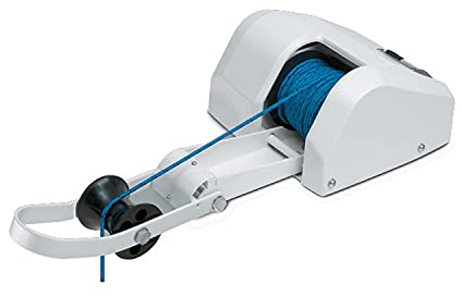 Elektrische Ankerwinde 30m 12V weiß Salzwasser für Anker bis 13,5Kg Seilwinde