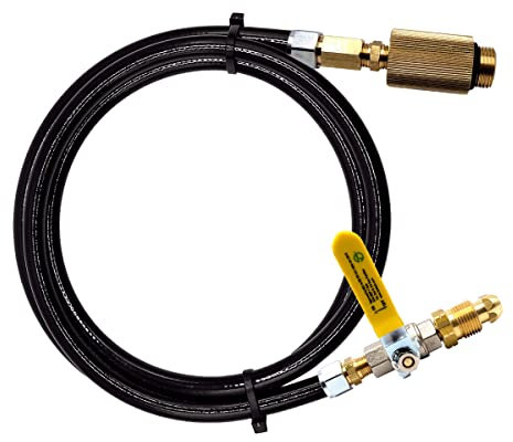 DN Autogas Parts Kit d'adaptateurs de réservoir de gaz GPL pour remplir à distance le réservoir de gaz vide de véhicule 3 mètres