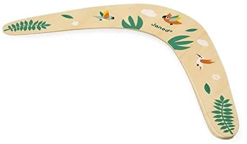 JuratoysJanod Tropik Boomerang in Legno bipale, J03274, Multicolore