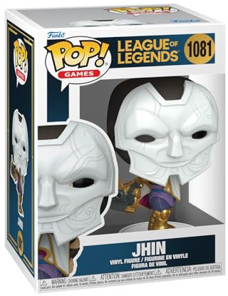Funko Pop! Games: LOL - Jhin - League of Legends - Figura de Vinilo Coleccionable - Idea de Regalo - Mercancia Oficial - Juguetes para Niños y Adultos - Video Games Fans - Muñeco para Coleccionistas