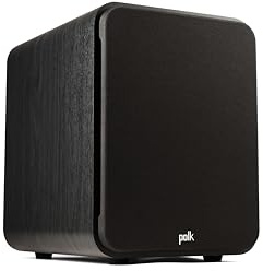 Polk Audio Signature Elite ES10 Subwoofer (Black), 10 Long Cast Woofer with Mineral Filled Polymer Cone, 200W Class-D Amplifier, Front Fire Home Subwoofer, Time Smart