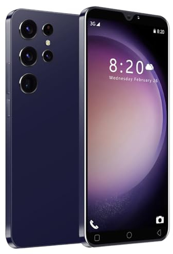 JoyHandy J24Ultra Cheap Mobile Phones, 5.0'' Dual SIM Dual Camera, 16GB ROM 128GB Extension Android 9.0, Face ID/WiFi/GPS 3G Cell Phones (J24Ultra-Dark Purple)