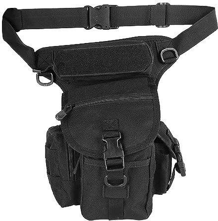 Alomejor Motorcycle Rouler Fanny Pack Sacs de Hanche avec des Jambes Respirantes pour Les Hommes, Voyage Taille Banque