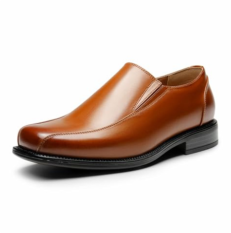 Bruno Marc Men's Slip on Dress Loafers Shoes,Size 10.5,Brown,STATE-01